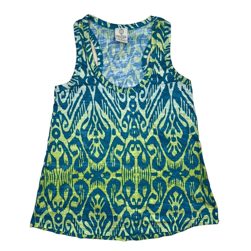 The Balance Collection By Marika Tank Top Scoop Stretch Size M Racerback